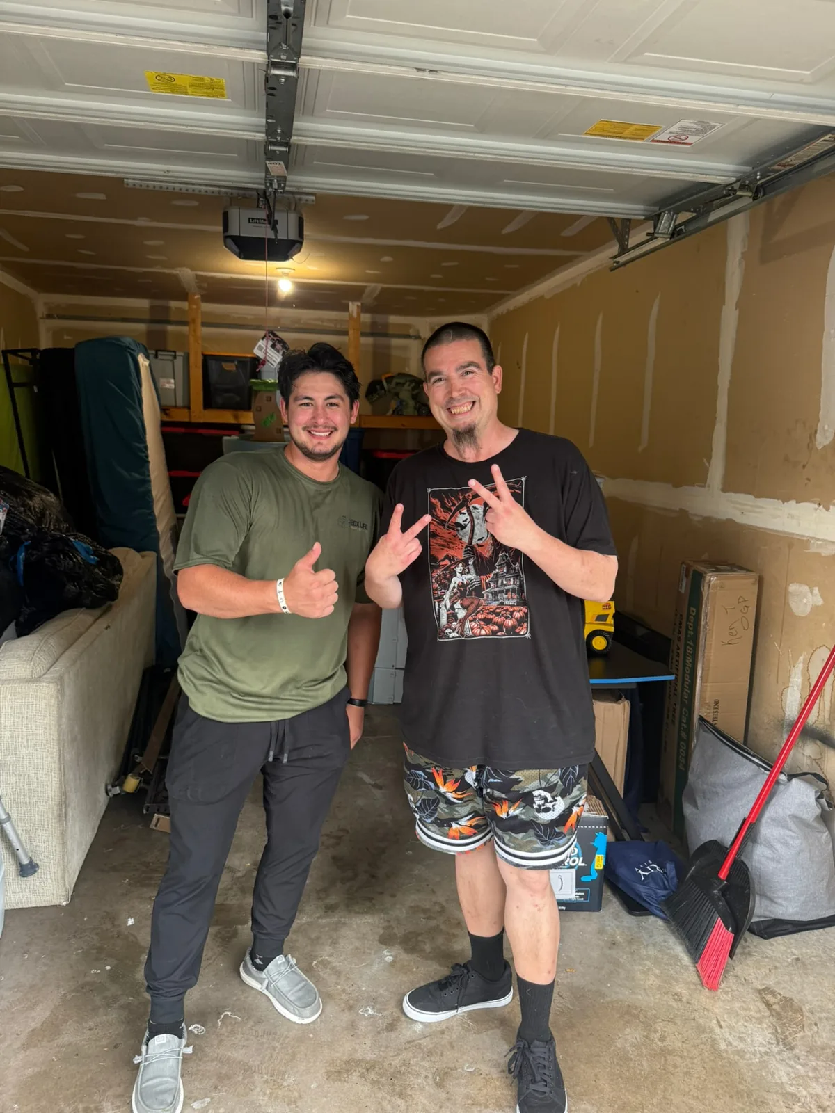 July Move of the Month winner Neil with Box Life Moving crew
