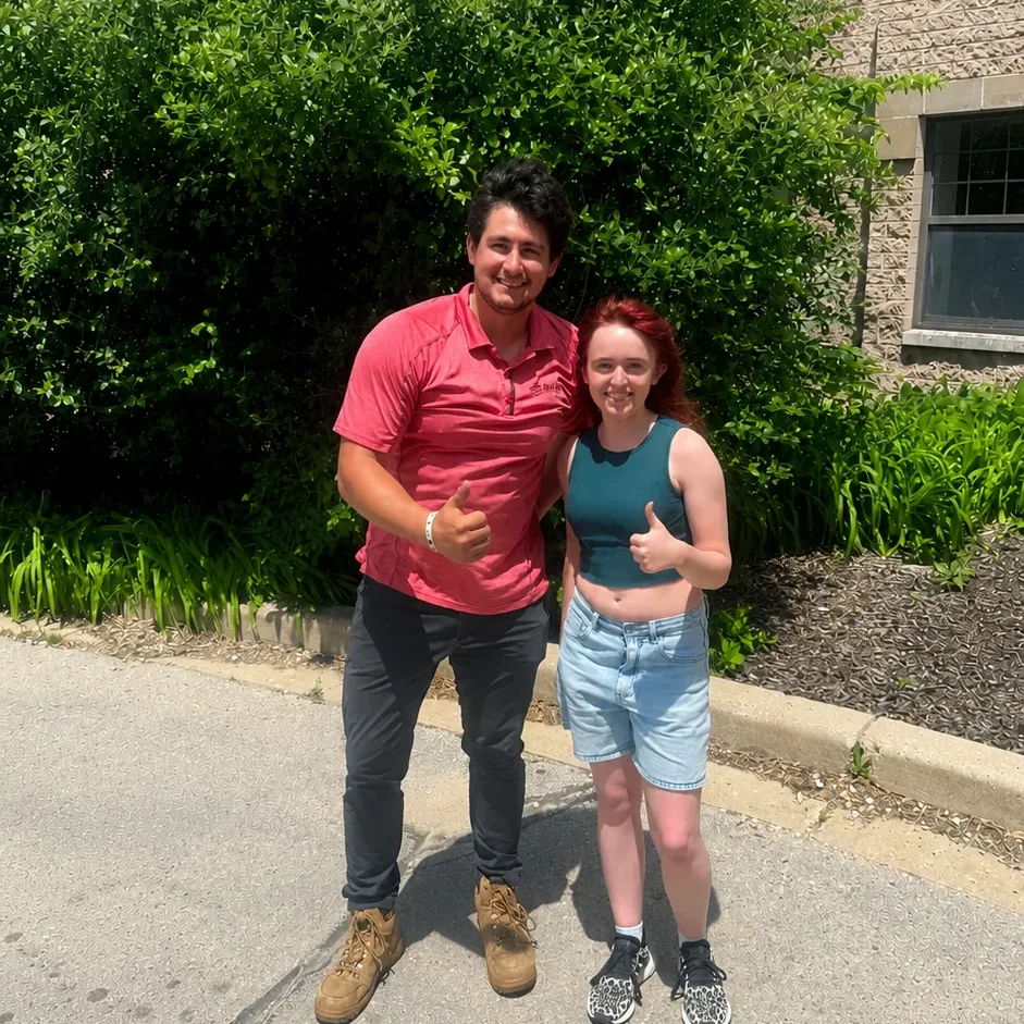 June Move of the Month winner Madison with Box Life Moving crew