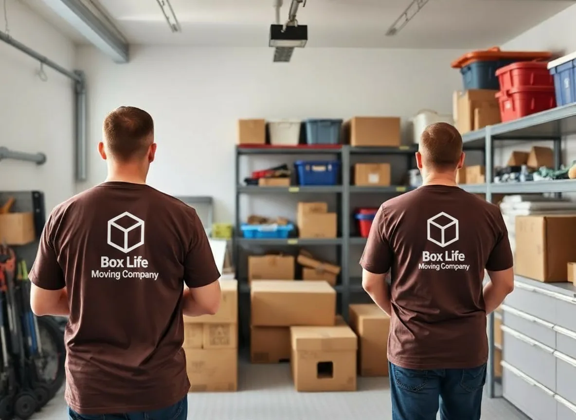 Professional garage cleanup & organization services in Greater Madison, Wisconsin - experienced movers handling garage cleanup & organization